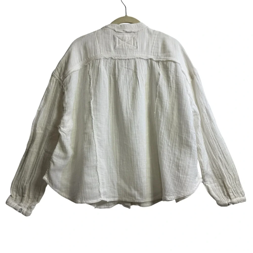Free People Valley Double Cloth‎ Shirt, Size SMALL